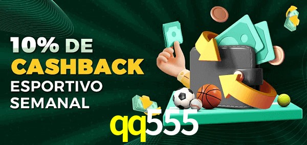 10% de bônus de cashback na qq555